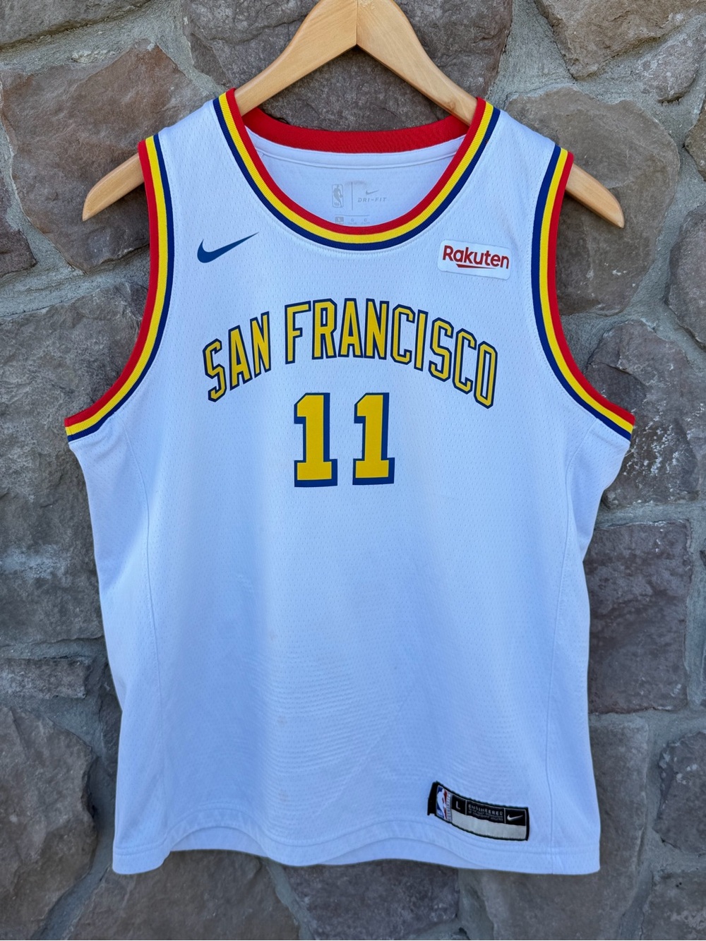 Nike White San Francisco #11 Klay Thompson Basketball Jersey